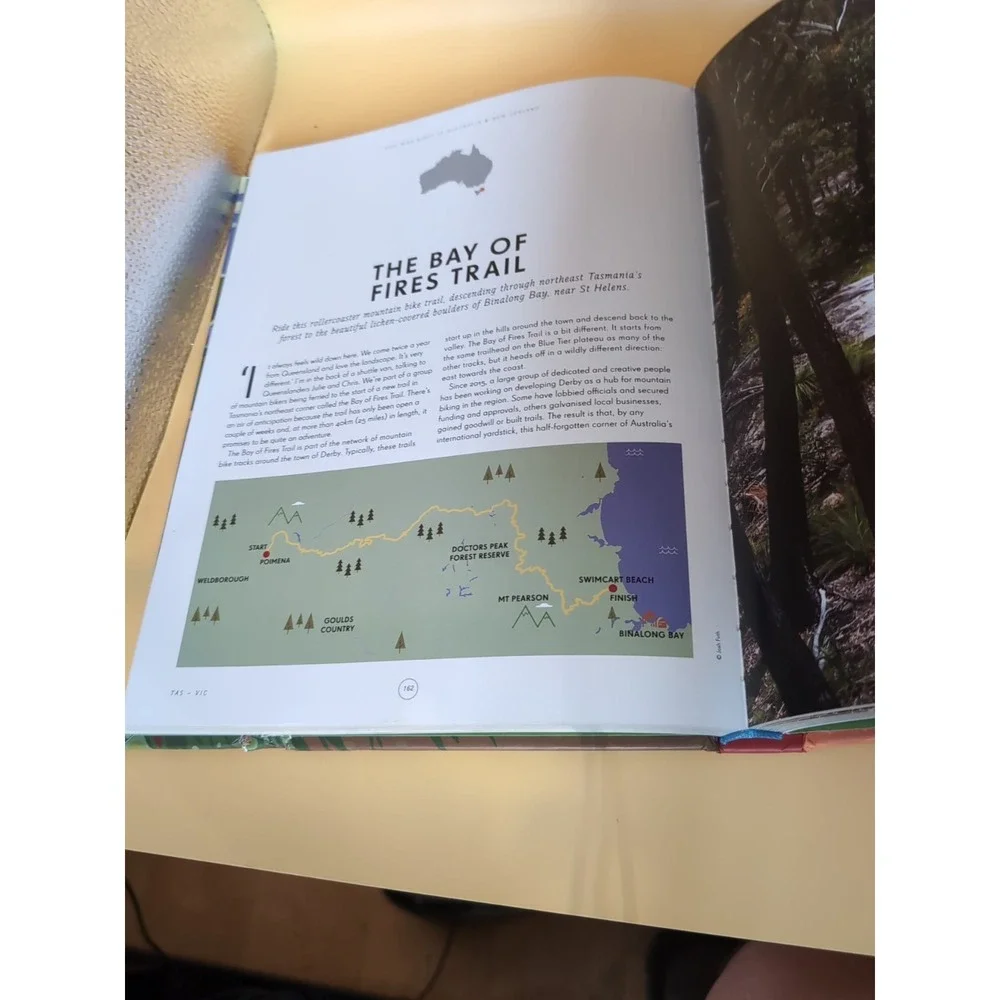 New Book Damaged Cover lonely Planet Epic Bike Rides of Australia and New Zealan